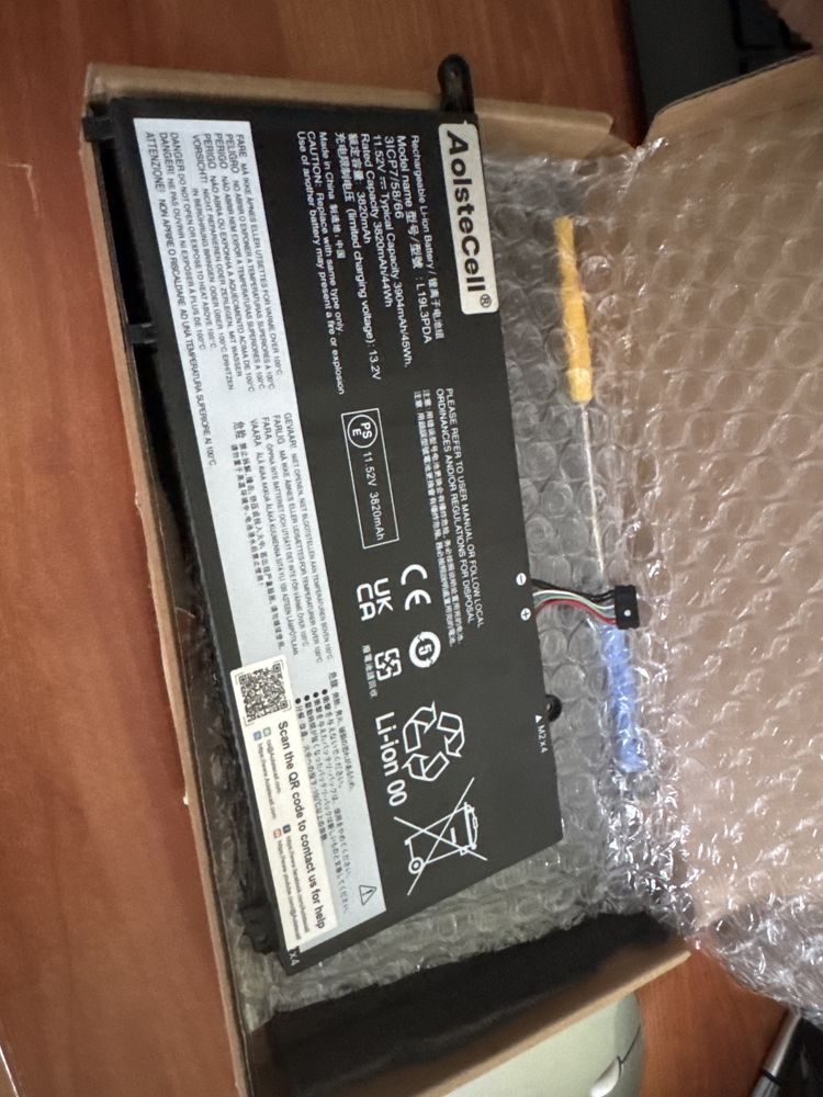 LENOVO 14 g4  bateria nova na caixa